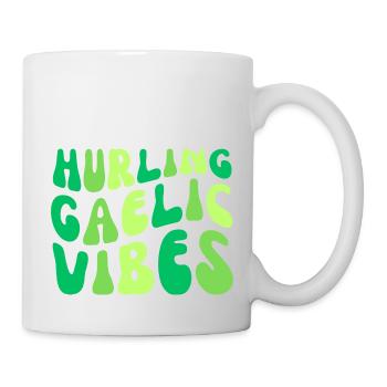 hurling gaelic vibes - Mug - white - Right
