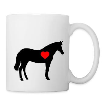 horse - Tasse - Weiß - Rechts