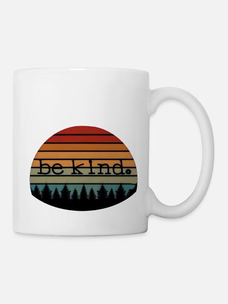 freundlich sein - Tasse - Weiß