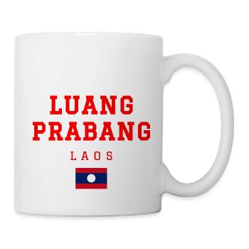 Luang Prabang Laos - Tasse - Weiß - Rechts