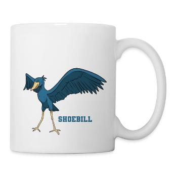 Bec-de-chaussure Ornithologue Forêt I Cadeau - Mug blanc - blanc - Droite