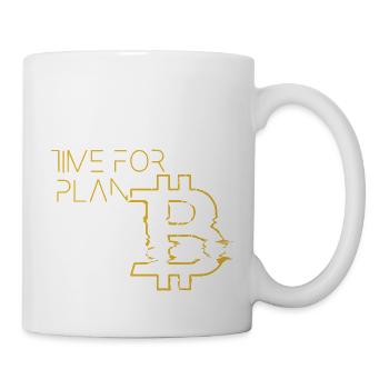 Bitcoin Plan B - HODL BTC - Cryptocurrency-Bitcoin - Mug - white - Right