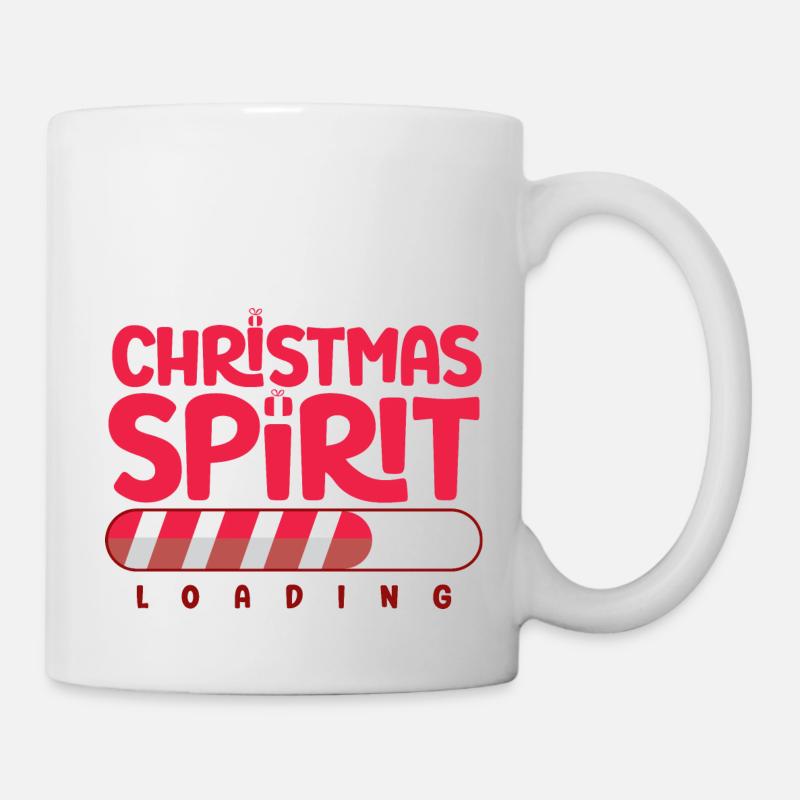 Chargement de l’ de Noël - Mug blanc - blanc