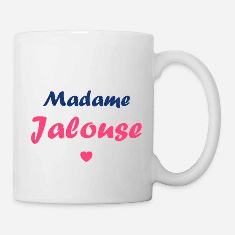 Madame jalouse - Mug blanc - blanc