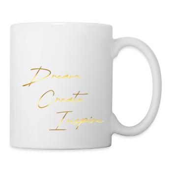 Dream Create Inspire gold - Tasse - Weiß - Rechts