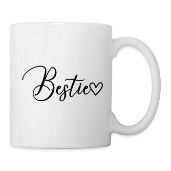 Bestie Schrift - Tasse - Weiß - Rechts