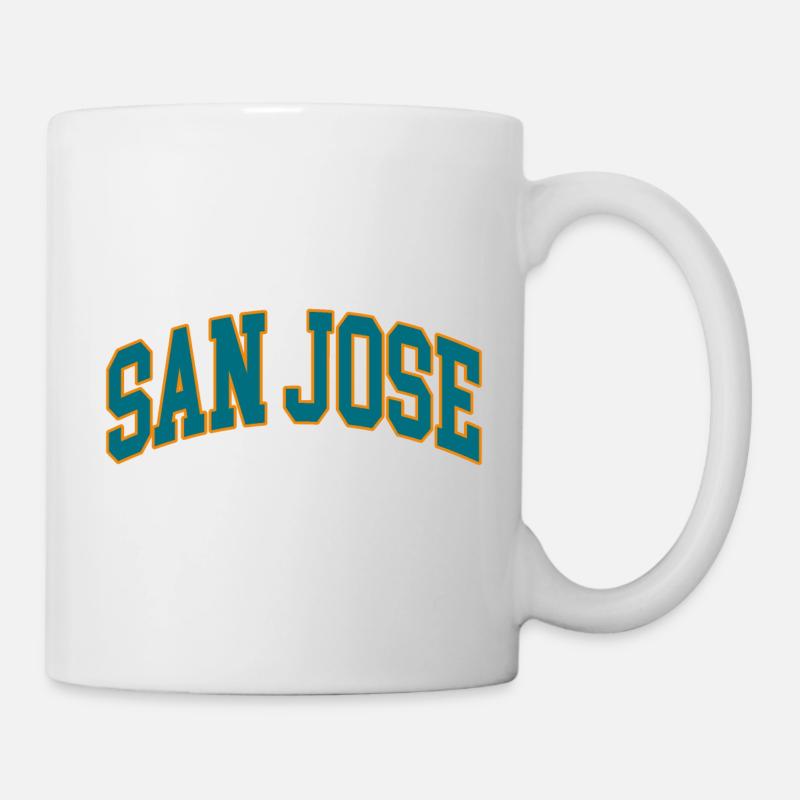 Écriture du collège San Jose - Mug blanc - blanc