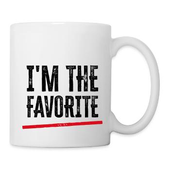 I'm The Favorite - Lustiges Geschenk - Tasse - Weiß - Rechts