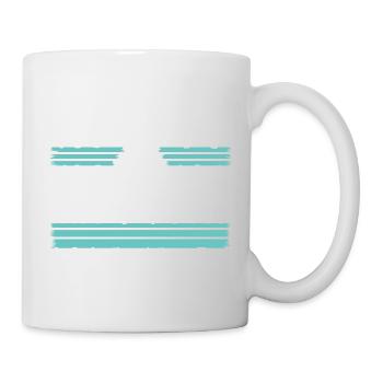 present quote present idea statement happy - Tasse - Weiß - Rechts