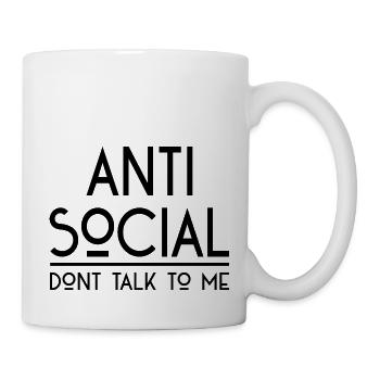 AntiSocial IV B - Mug blanc - blanc - Droite