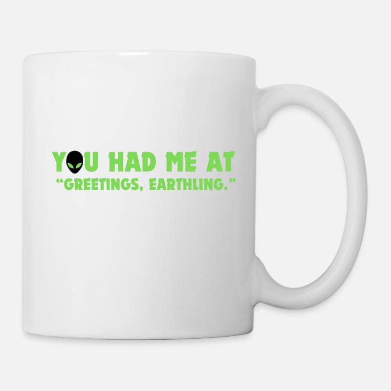 Vous m’avez eu à... - Mug blanc - blanc
