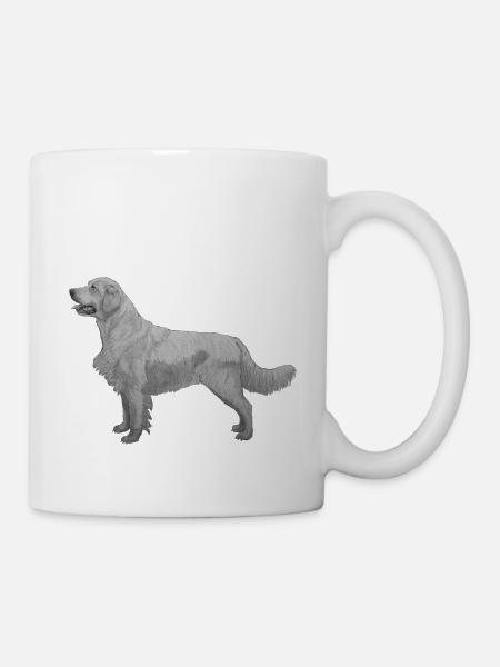 Golden Retriever Markierung - Tasse - Weiß