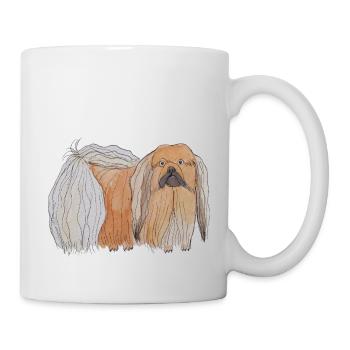 Pekingese - fun - Mug - white - Right