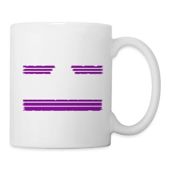 peace symbol bday quote cool 1960s 60s - Tasse - Weiß - Rechts