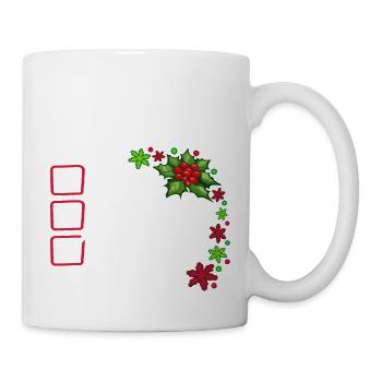Nice Naughty Je jure que j’ai essayé la liste de Noël - Mug blanc - blanc - Droite
