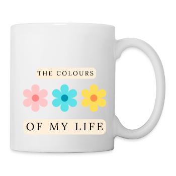 The Colours of My Life Inspirational - Mug - white - Right