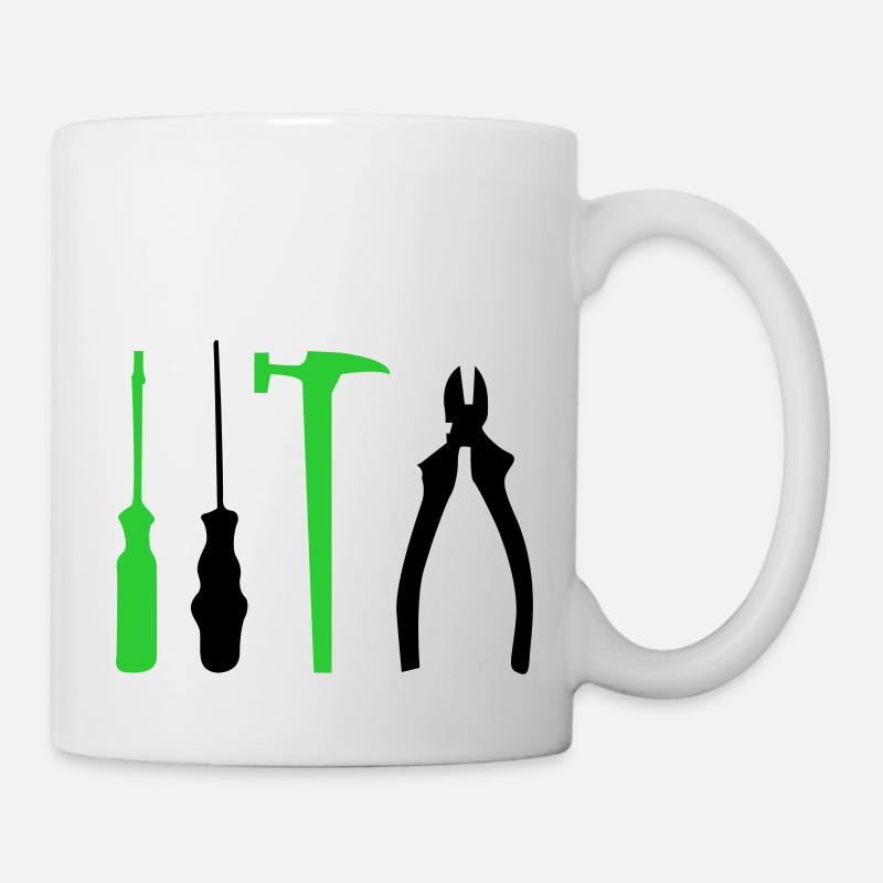 outil - Mug blanc - blanc