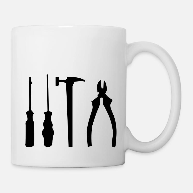 outil - Mug blanc - blanc