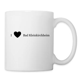 Herz Bad Kleinkirchheim schwarz - Tasse - Weiß - Rechts