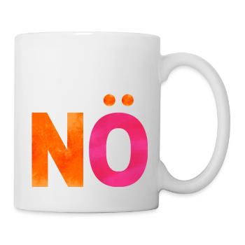 NO. One shirt, one word. - Mug - white - Right