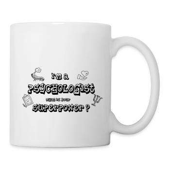 Psychologue - Super Pouvoir - Mug blanc - blanc - Droite