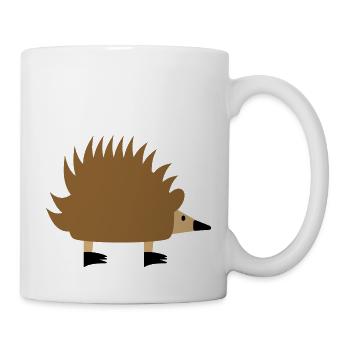 Igel - Tasse - Weiß - Rechts