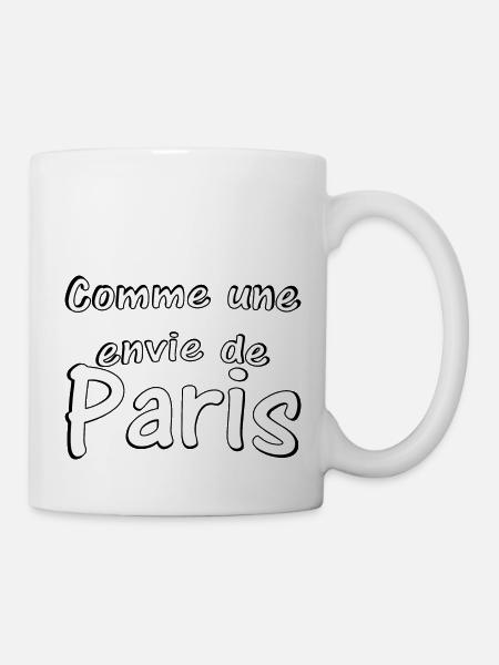 Comme une envie de Paris - Mug blanc - blanc