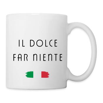 il dolce far niente Italy - Mug - white - Right