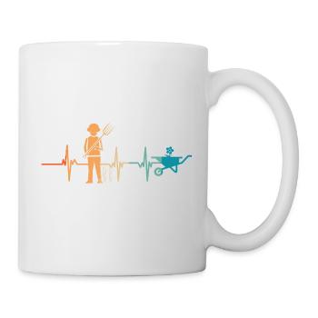 Gardener Heartbeat - Mug - white - Right