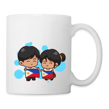 Philippines drapeau philippin fierté je cadeau - Mug blanc - blanc - Droite