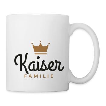 Kaiser-Familie - Tasse - Weiß - Rechts