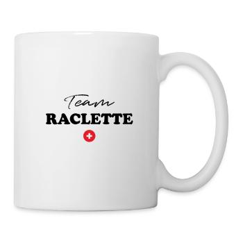Team Raclette! 🧀🇨🇭 HUMOR-GESCHENK - Tasse - Weiß - Rechts