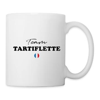 Team Tartiflette! 🧀🇫🇷 HUMOR-GESCHENK - Tasse - Weiß - Rechts
