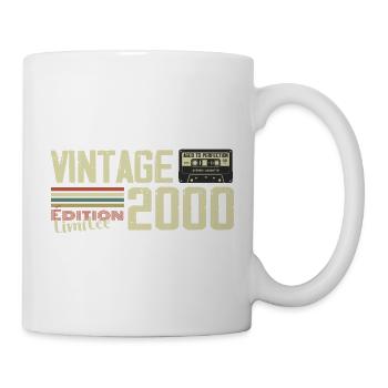 2000 Vintage Rétro Cadeau D'anniversaire 2000 - Mug blanc - blanc - Droite