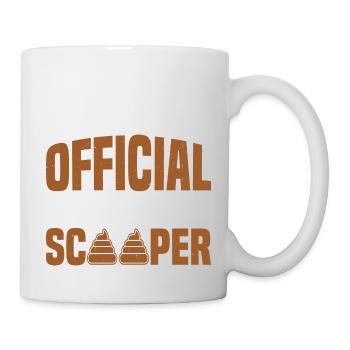 Official Pooper Scooper 60 - Tasse - Weiß - Rechts