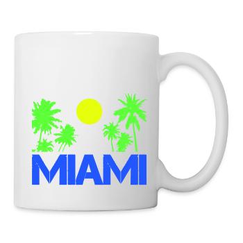miami - Tasse - Weiß - Rechts