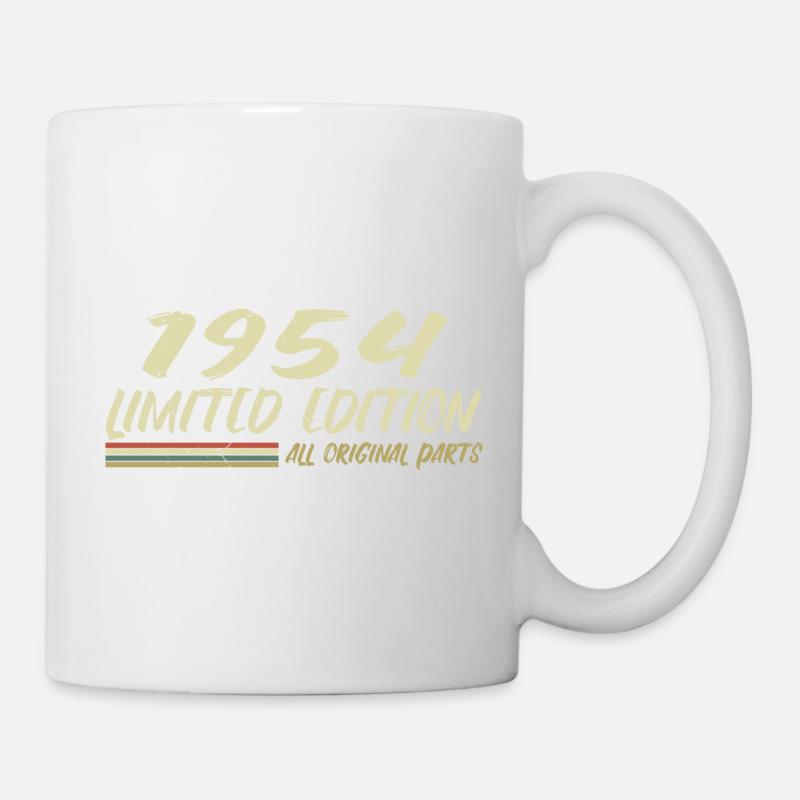 1954 Geburtstagsgeschenkidee 1954 - Tasse - Weiß