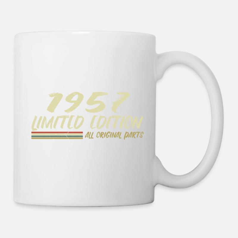 1957 Geburtstagsgeschenkidee 1957 - Tasse - Weiß