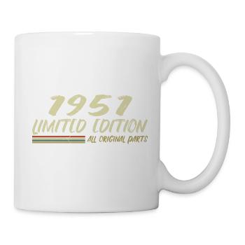 1951 Geburtstagsgeschenkidee 1951 - Tasse - Weiß - Rechts