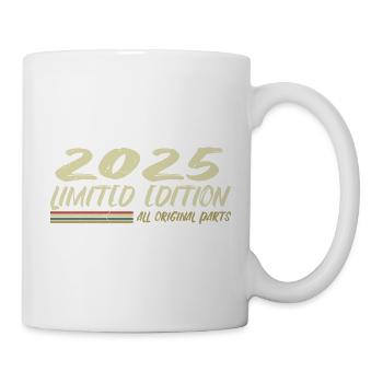 Geburtstagsgeschenk 2025 Geschenkidee 2025 - Tasse - Weiß - Rechts