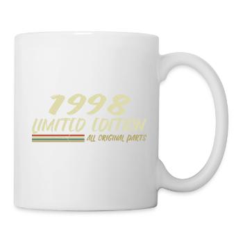 1998 Geburtstagsgeschenkidee 1998 - Tasse - Weiß - Rechts