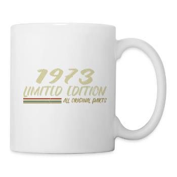 1973 Geburtstagsgeschenkidee 1973 - Tasse - Weiß - Rechts