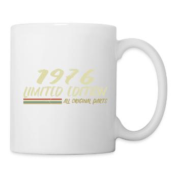 1976 Geburtstagsgeschenkidee 1976 - Tasse - Weiß - Rechts