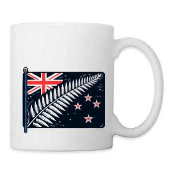Nouvelle-Zélande Aotearoa Kiwi 10 - Mug blanc - blanc - Droite