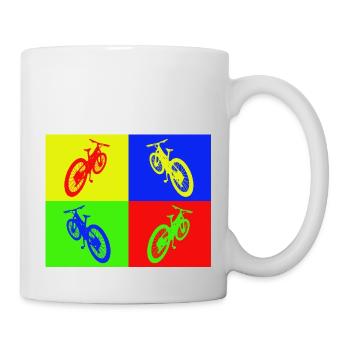 MTB Pop Art color - Mug - white - Right