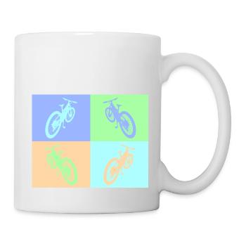 MTB Pop Art pastel - Mug - white - Right