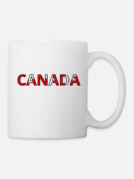 Kanada Flagge - Tasse - Weiß