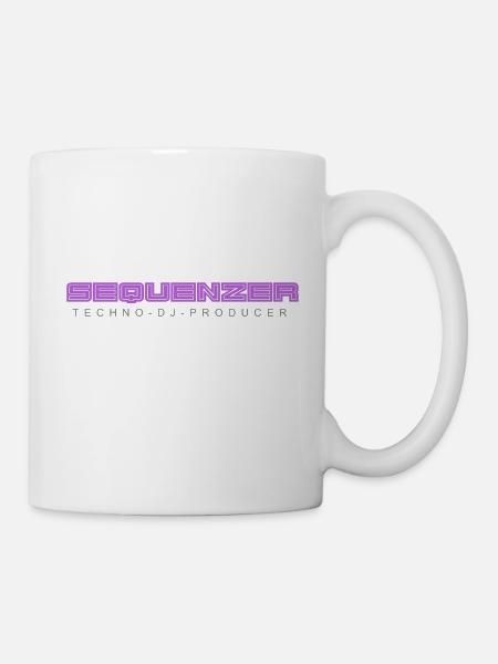Sequenzer Logo Brand - Tasse - Weiß