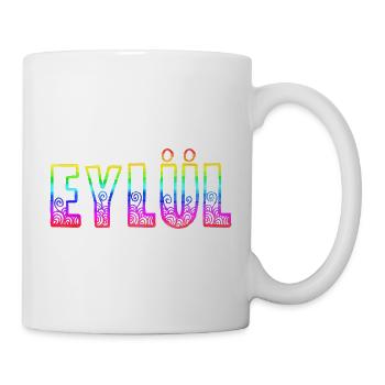 eylül rs regenbogen - Tasse - Weiß - Rechts