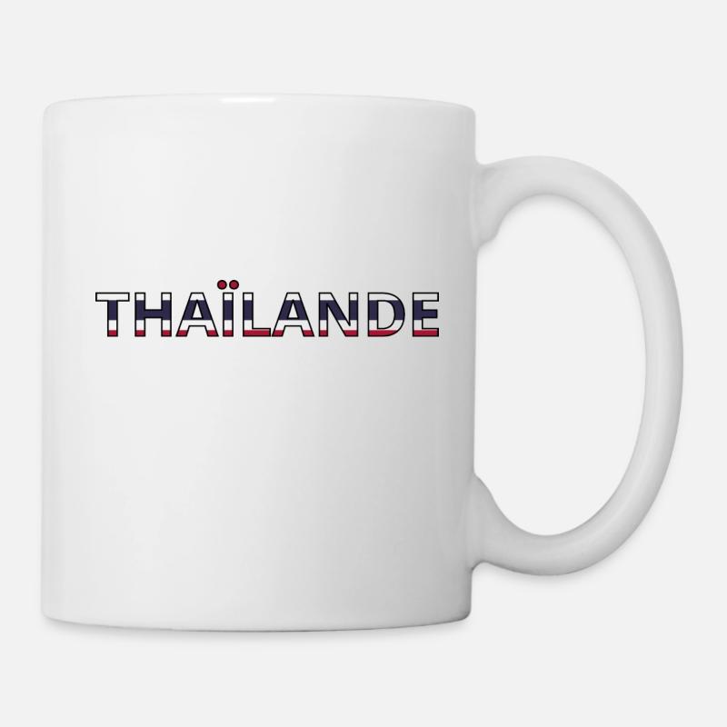 Flagge von Thailand - Tasse - Weiß